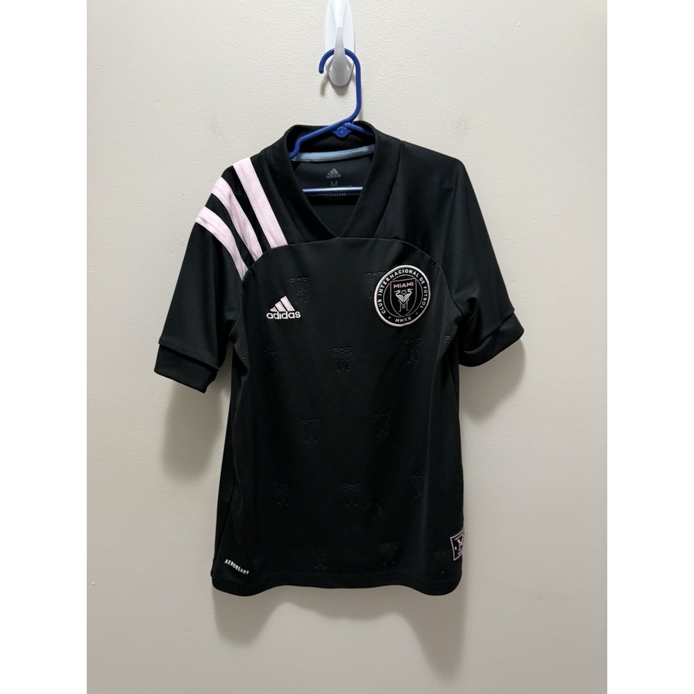 Adidas Inter Miami CF 2020 Inaugural Season MLS‎ Jersey – Boys Medium Black